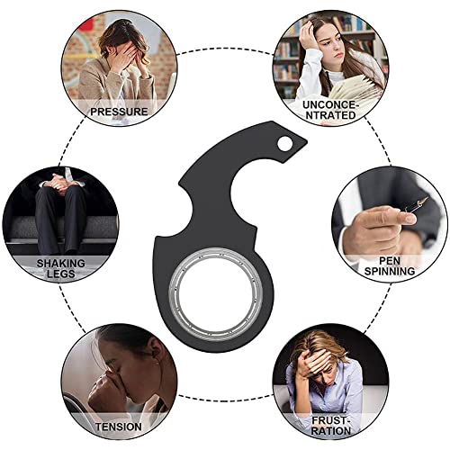 Shoud Spinning Keychain Fidget,Keychain Spinner,Keychain Spinner For Finger Portable Keychain Spinner,Novelty Keychain Fidget Toy For Finger Exercising #TOP7