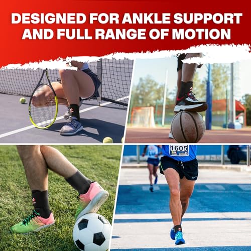 Ankle Brace Support for Sprained Ankle and Foot Injuries - Men & Women