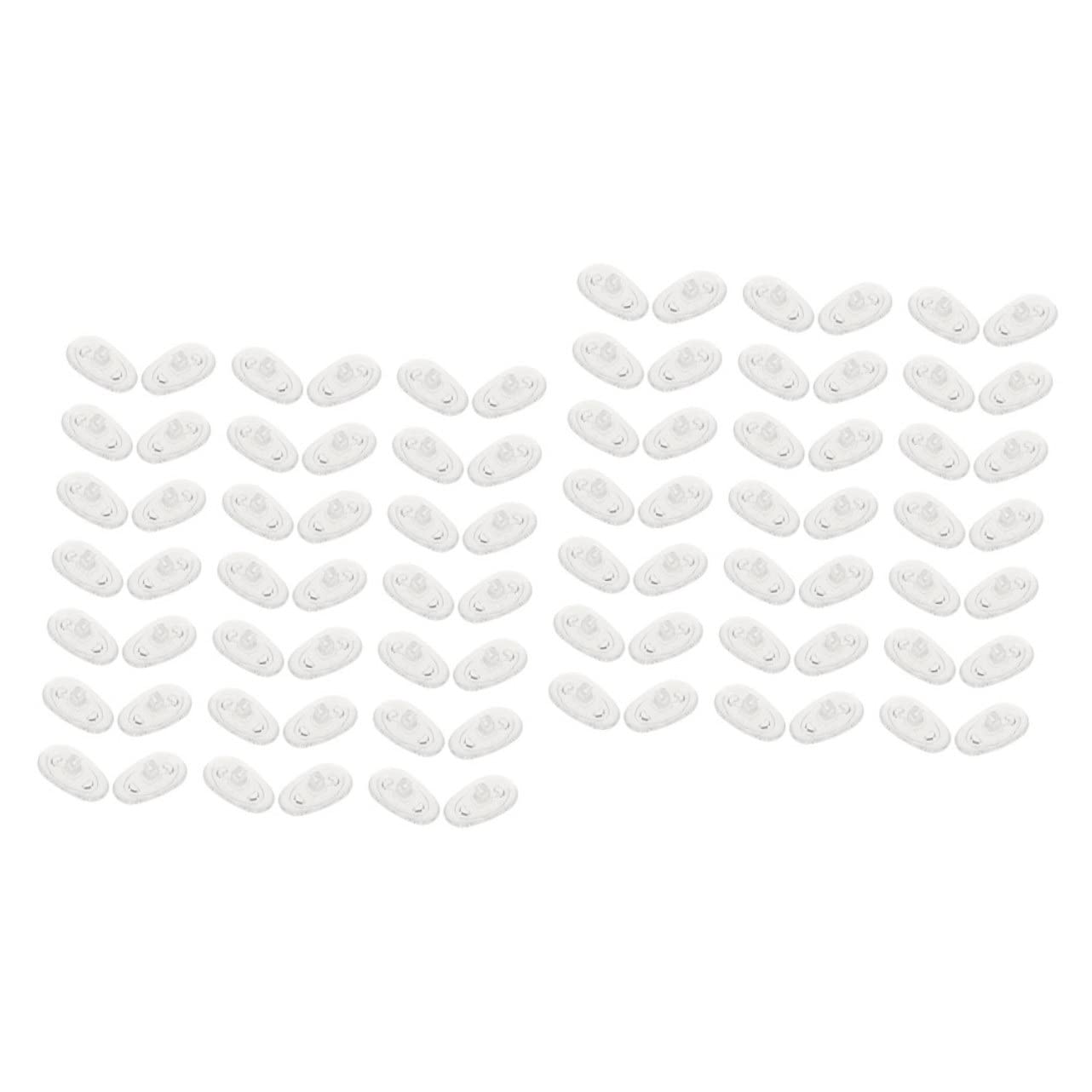 Healeved 500paires Coussinet Silicone Pour Lunettes De Antidérapants Pour Confort Optimal Accessoires Universels Pour Montures Lunettes De Soleil
