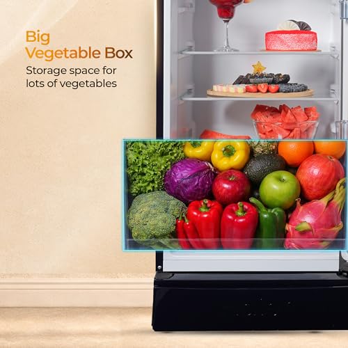 Image of Haier 215 L 5 Star Direct Cool Inverter Single Door Refrigerator with Fast Ice Making, Easy Clean Back, Large Vegetable Box (HED-225PXBA-P, Purple Xsenia, Base Stand Drawer, 2026 Model)