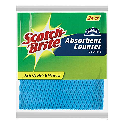 Scotch-Brite Absorbant Vanity Cloth, 2-Count