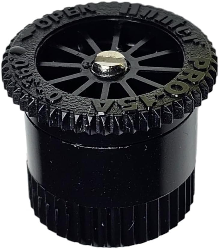 25-Pack - Hunter Pro Adjustable Arc Pop-Up Sprinkler Nozzle – 4’ to 17’ Radius – 0°–360° Arc – Female Thread – Color-Coded Spray Heads with Built-in Filter – (Grey 17’)