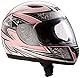 Kinder Motorradhelm pink HL808 - XS