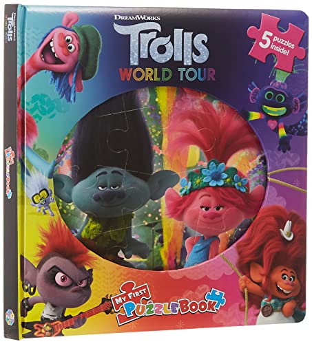 Phidal DreamWorks Trolls World Tour My First Puzzle Book, multicolor