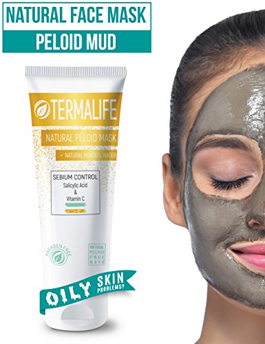 100% Pure and Natural Mud Mask for Face and Body - Natural Skin Care for Women and Men - Best Facial Cleansing Clay for