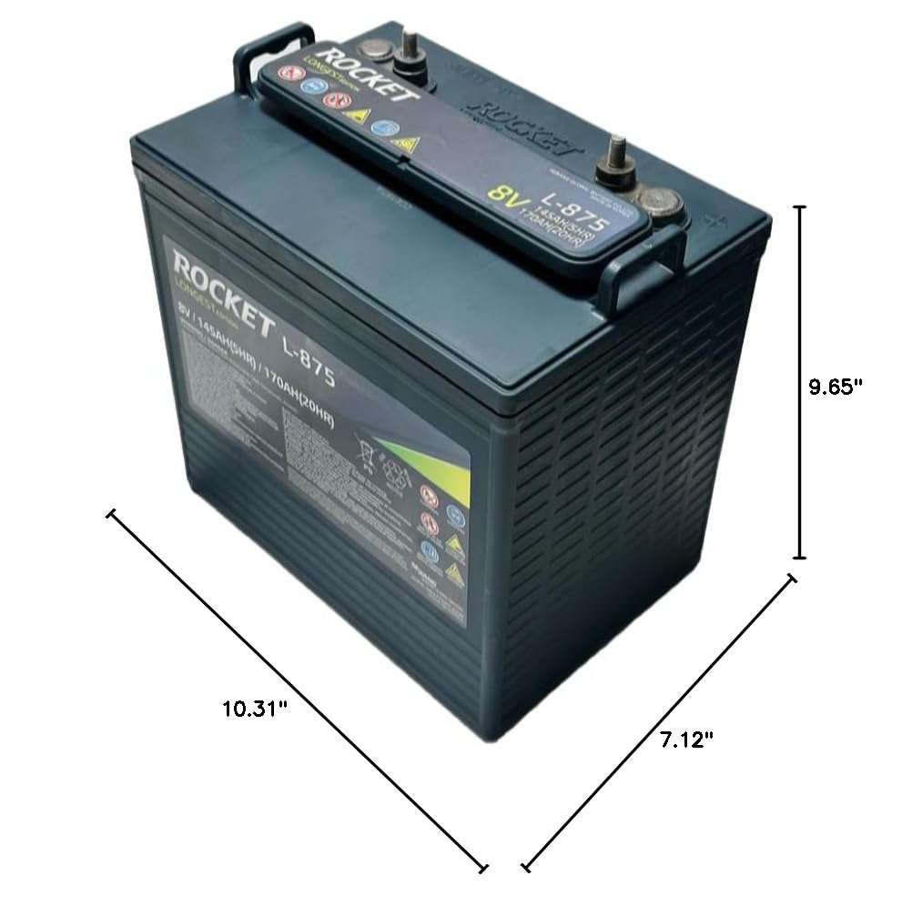 Rocket L-875 8V 170Ah Deep Cycle Battery