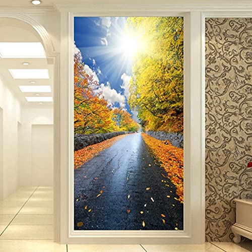 Kit peinture diamants 5d forêt jaune toile grand format de qualité