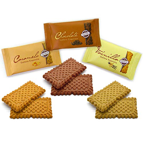 Galletas speculoos sabores: vainilla, caramelo, chocolate.