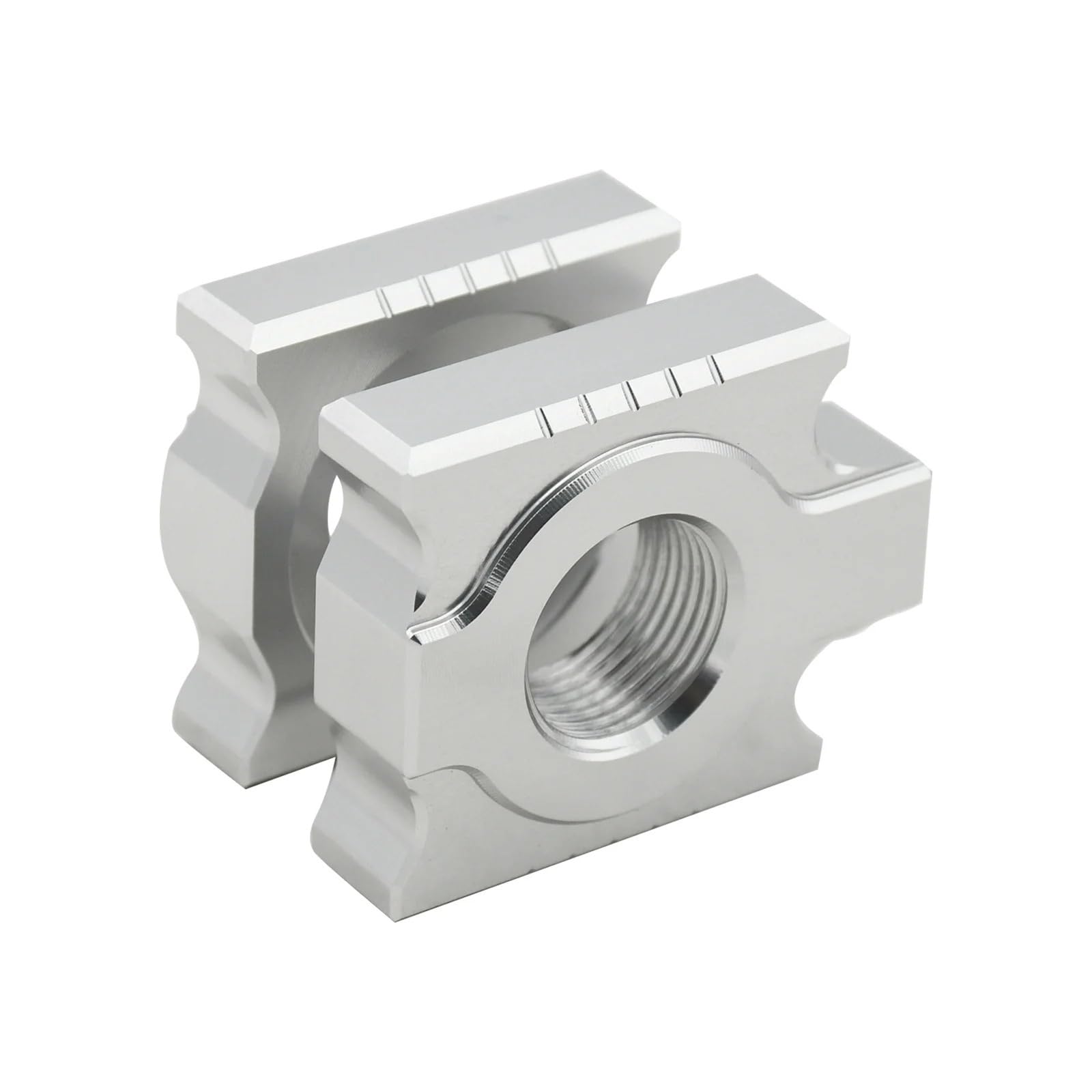 Blocco asse regolatore catena posteriore in alluminio CNC da 20 mm compatibile con i modelli fuoristrada KTM (EXC, XC, SX, ecc.) 125-530cc 2008-2023