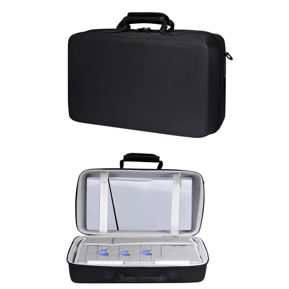 Etui ochronne Ps5 Slim Protective Case, torba do przechowywania konsoli do gier, walizka podróżna, odporna na zarysowania przenośna torba do przechowywania (czarna)