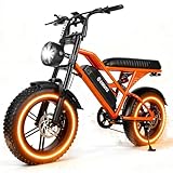 Elecby 1500W Peak Electric Bike for Adults, 28MPH 48V 13Ah Removable Battery, 60 Mile...