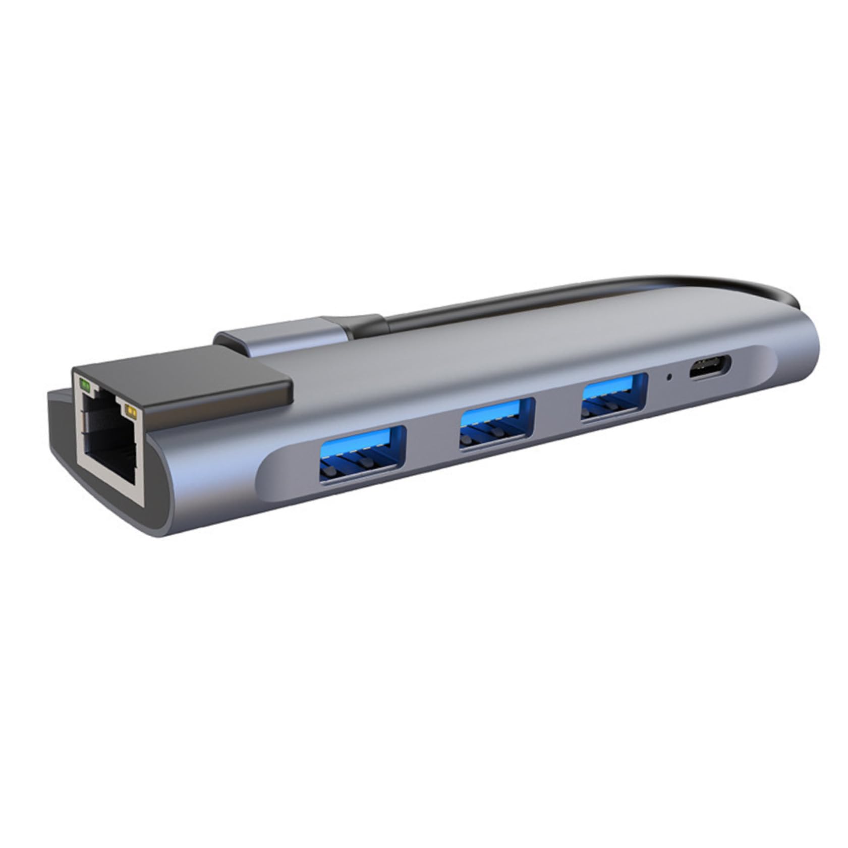 Estación de acoplamiento tipo C con adaptador USB multipuerto para laptop y carga rápida PD 8