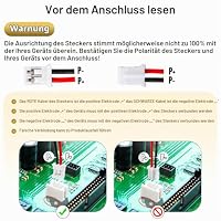 LiPo Akku 3,7V 500mAh 502248 mit JST-Kabel – Wiederaufladbarer Lithium Polymer Akku für Bluetooth-Lautsprecher, DIY-Projekte und Elektronikgeräte – Ansicht 3