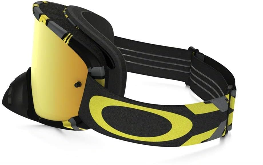 Oakley O2 XM Men's Goggles (Intimidator Gunmetal Yellow Frame/24K Iridium)