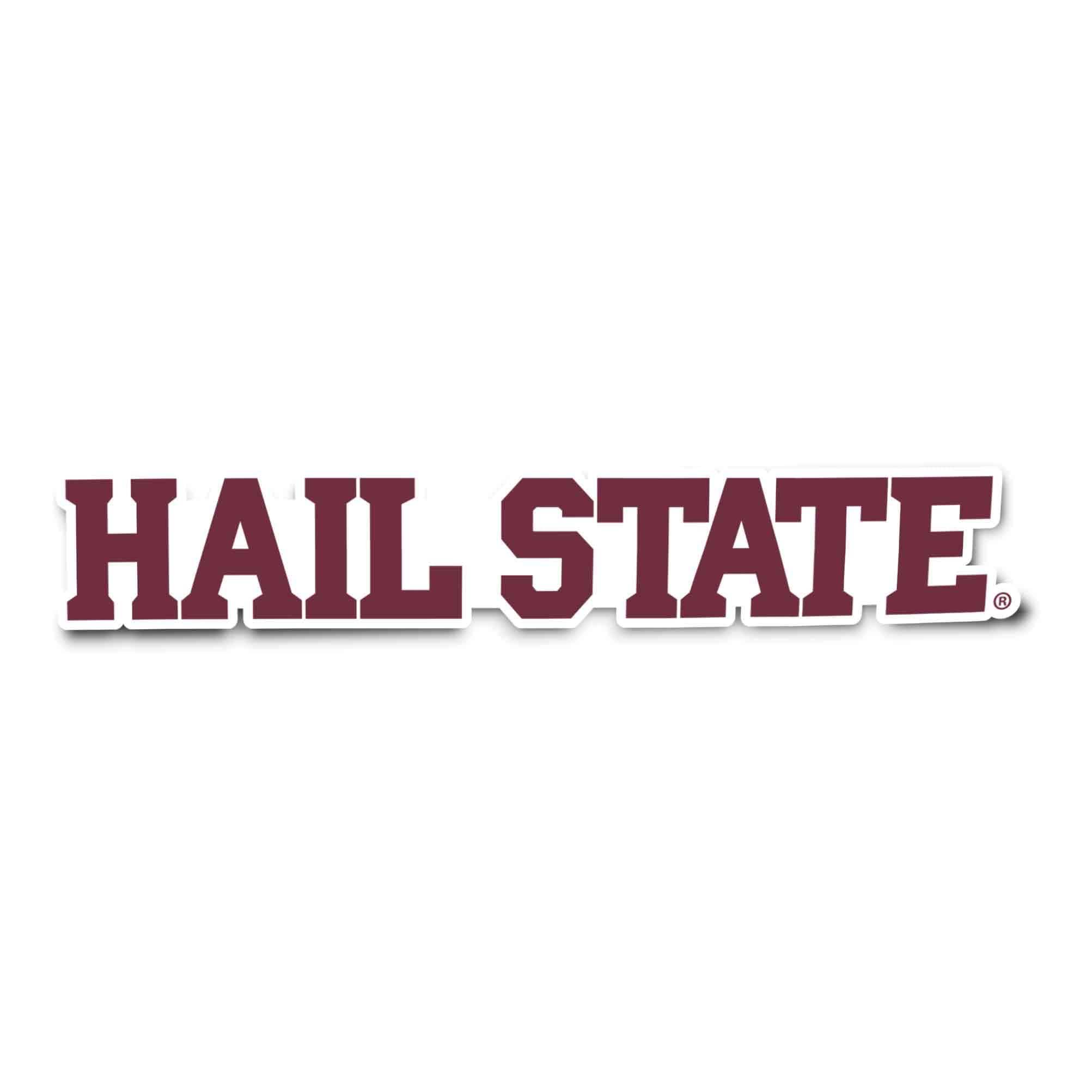 Mississippi State University (MSU) Vinyl Decal Sticker - Officially Licensed 25" College Logo - View #2