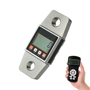 5Ton/5000kg Crane Scale Wireless Dynamometer for Pull Test/Stress 11000lb Industrial Hanging Scale with Remote Indicator Without Shackles