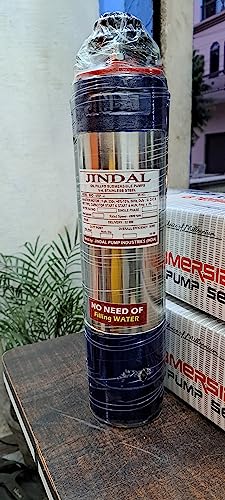 Image of Jindal 1HP submersible pump | Multicolour