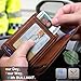BULLIANT Magnetic Closure Slim Wallet-Genuine Leather Front Pocket Wallet for Men,RFID Blocking,Holds 12 Cards and Money Clip