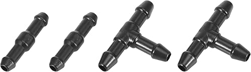 Miniatura 9 de X AUTOHAUX Kit de boquillas de limpiaparabrisas delantero para Dodge para Ram para Chrysler 6.6 ft manguera de limpiaparabrisas con conectores