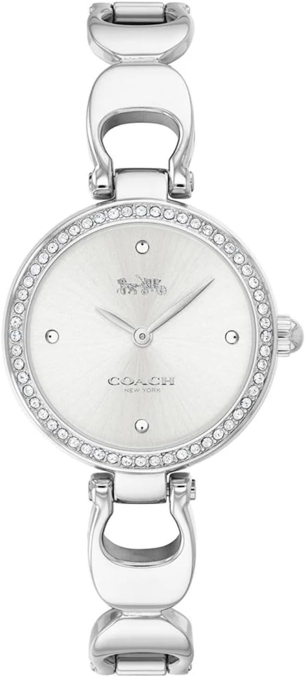 14503170 Coach Park White Women Analog Business Quartz International Shipping Coach, Bracelet Type