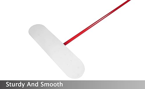 Miniatura 4 de Bull Float Kit de herramientas de flotador de hormigón de 48 x 12 pulgadas Fresno Kit de tablero de acero inoxidable de extremo redondo,