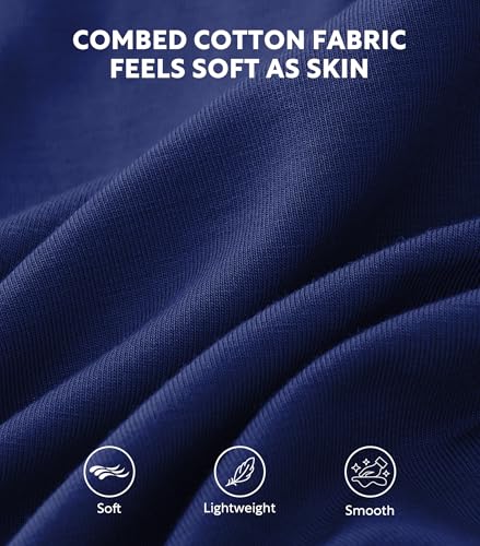 DAVID ARCHY Men's Pajama Pants Cotton Bottoms Soft Lightweight Loungewear with Drawstring and Pockets 2 Pack2