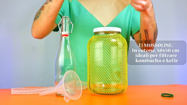 Kit Per Fare Birra E Bevande Fatte In Casa - Con Barattolo Da 4.25L E 6 Bottiglie Da 750ml, Imbuto E Mussola - Foto 9