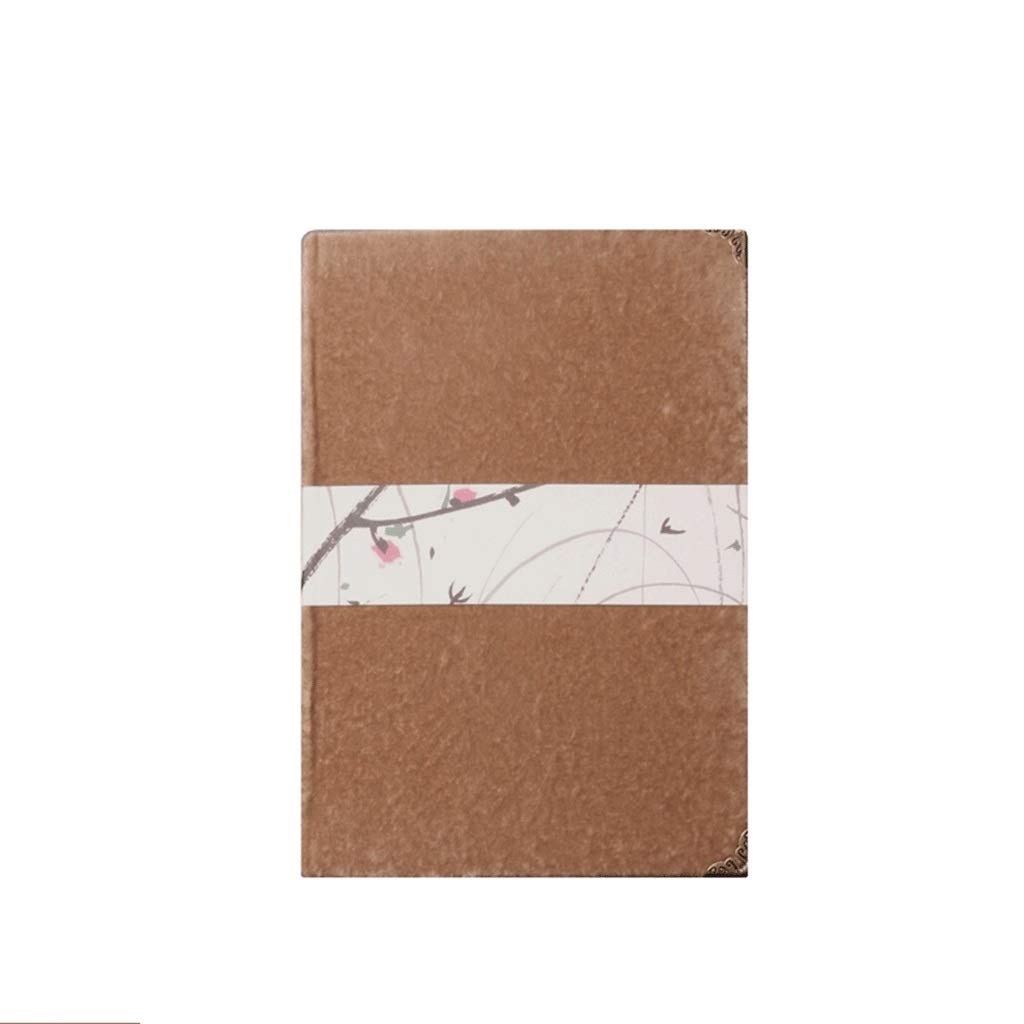 Notebook A5 Business Notebook Simple Flannel Diary for Creative Meeting Minutes Journal Conference H