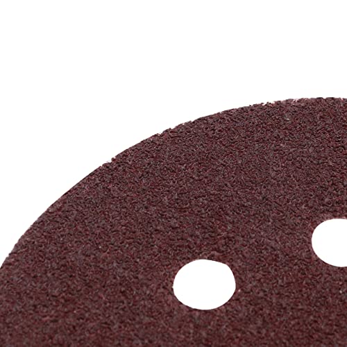 Antrader 50 Pcs 5 Inch 40 Grit Sanding Disc 122Mm 8 Hole Hook And Loop Sandpaper Air Power Angle Grinder Sander Disk Abrasive Tools Polising Pad For Random Orbit Sanders #TOP2