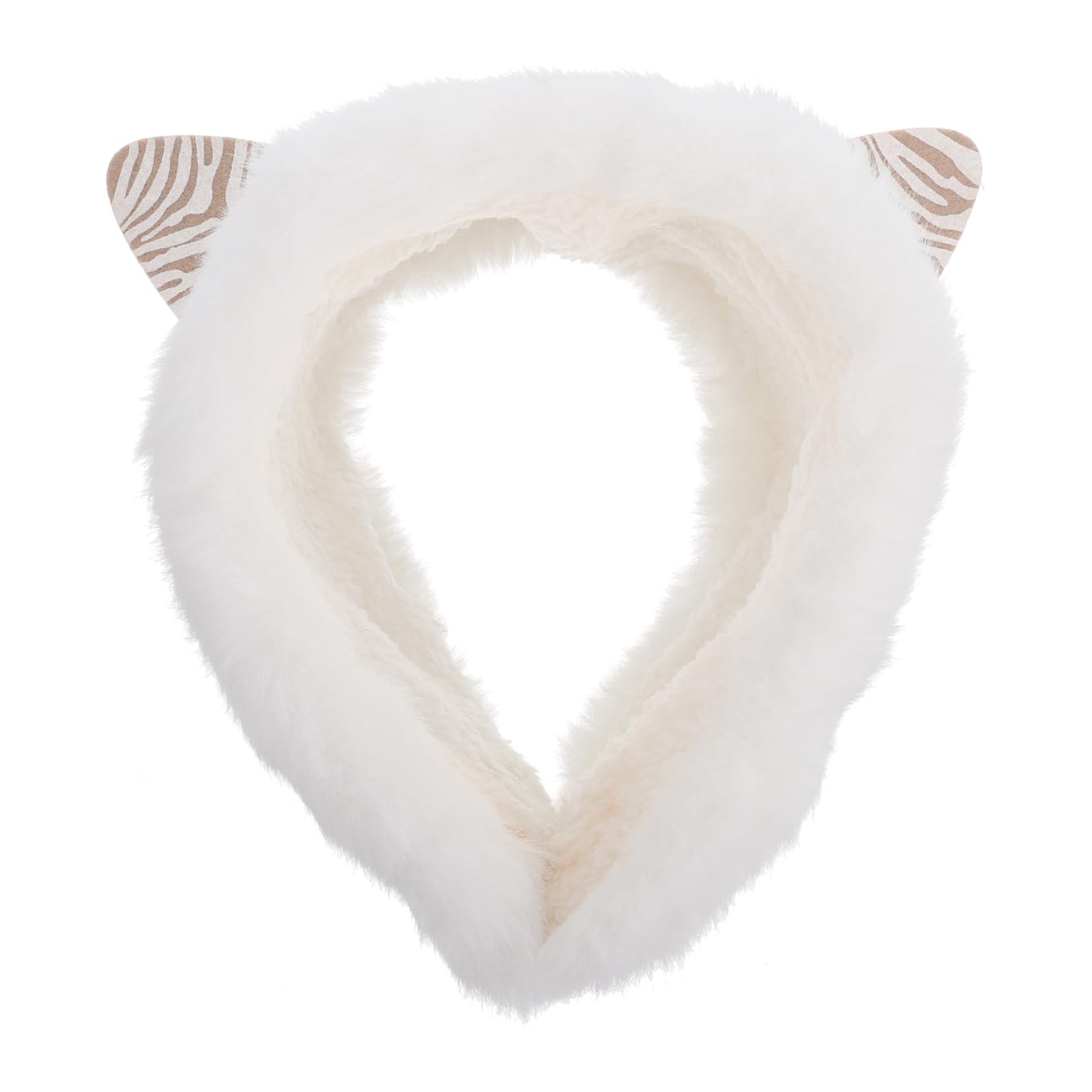FOMIYES 1Pc Adorable Cat Ear Plush Headband for Winter Cartoon Earmuff Soft Furry Headdress for Outdoor Activities Parties Daily Wear Skin Friendly Comfortable