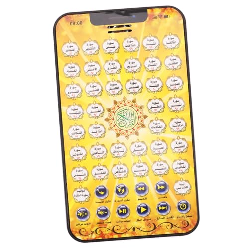 Kisangel Machine Apprentissage Arabe Tablette Éducative Interactive pour Garçon Fille Apprentissage Précoce avec Vocabulaire et Jeux Éducatifs