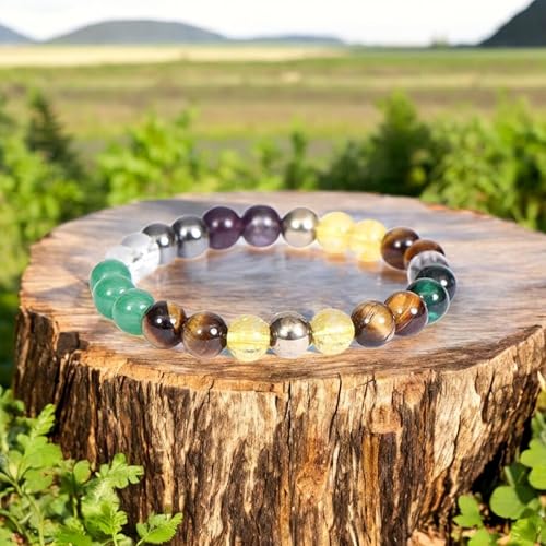 Image of Certified Crystal Bracelet | 8mm Beads | Stretchable Healing Bracelet | Bracelets for Men and Women |