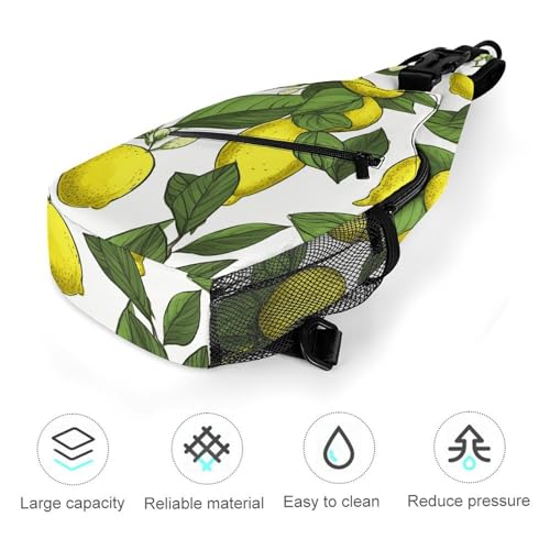 Mochila bandolera estilo casual para senderismo 38x20cm miniatura 5