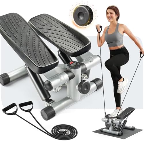 LEADZM Mini Stepper avec Coussinet Silencieux, Stepper de Fitness...