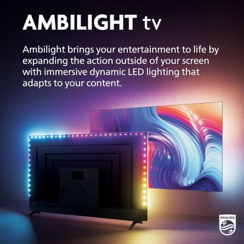 Image of PHILIPS 65 Inch 4K QLED Roku TV, 7985 Series, UHD 2160p, Ambilight,