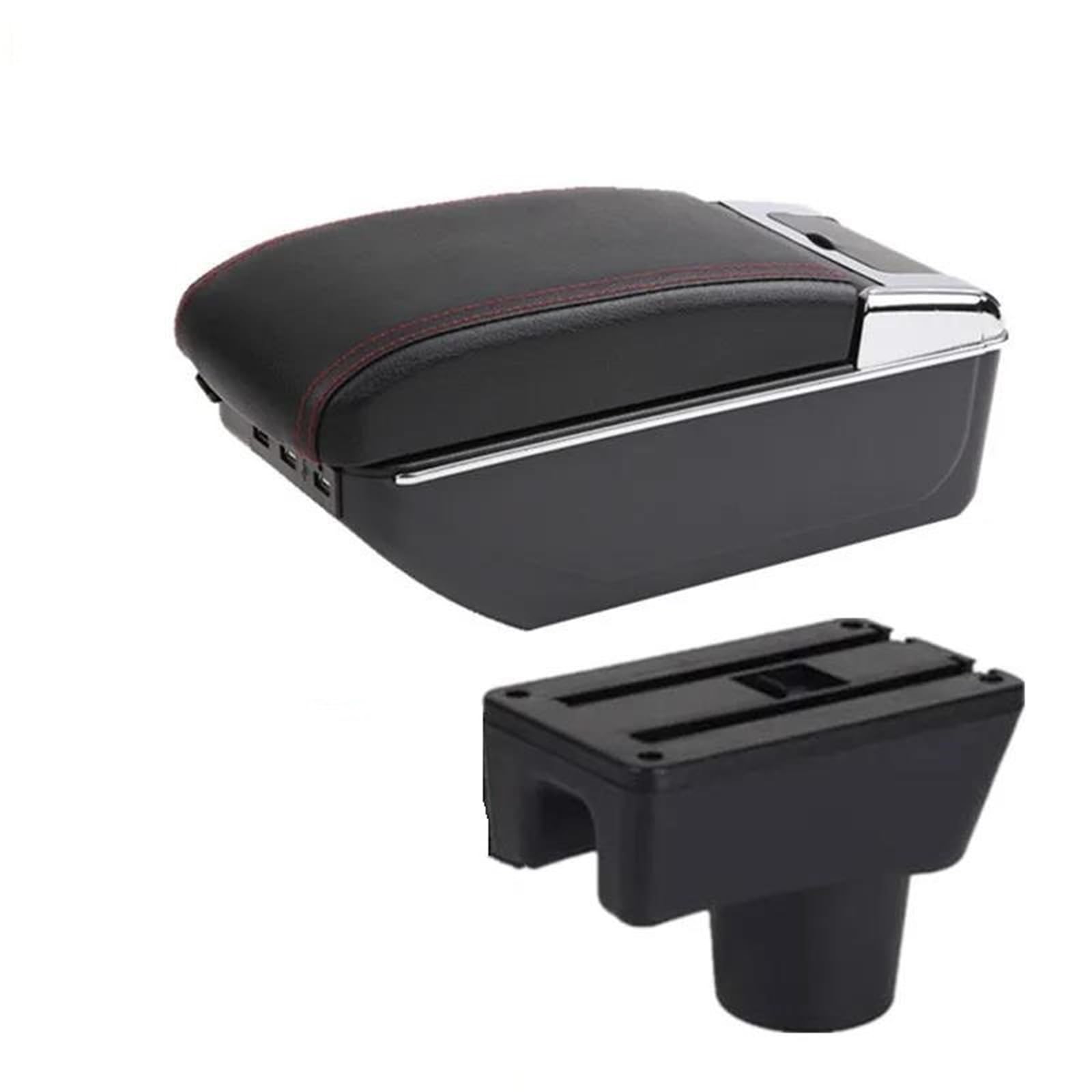 Hjkdsz Style 7 Storage Console Armrest Boxes Car Interior Center Organizers Accessories For Mitsubishi For Attrage For Mirage(Style 7)