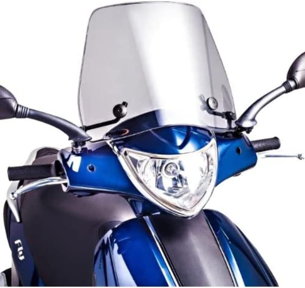 Puig 6533H szyba przednia Traffic Piaggio New Fly przezroczysta/przydymiona szara