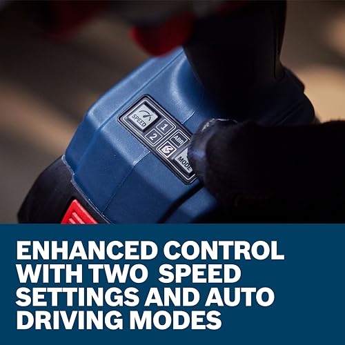 BOSCH GDX18V-285 18V Brushless Mid Torque 2-in-1 Impact Wrench and Driver - 2500 in-lbs Torque, 360 Ft.-Lbs Breakaway Torque, 0-3,600 Impacts/Min, Lightweight 2.4 lbs (Bare Tool) - Thumbnail 7