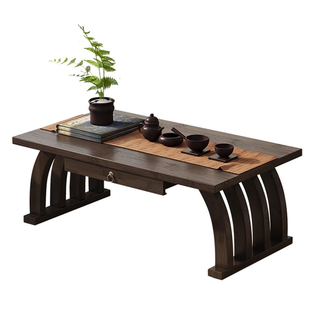 Table basse tatami avec tiroir et petite table à thé de sol