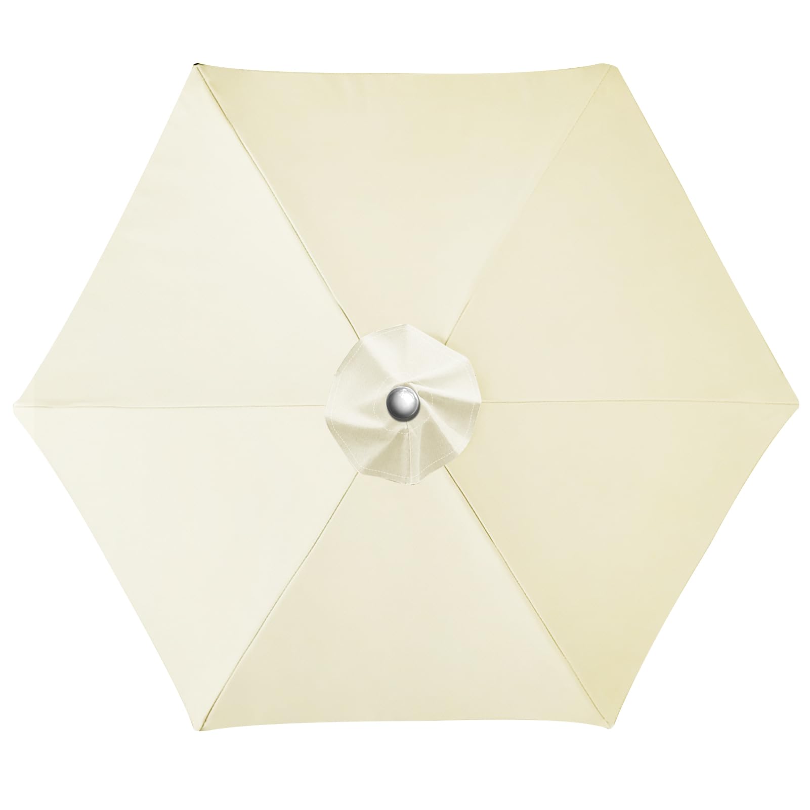Copertura di ricambio per ombrellone impermeabile, copertura di ricambio per ombrellone da terrazza, per 2/2,5/2,7/3 m + 6/8 stecche, grande ombrellone da patio, resistente alle intemperie e