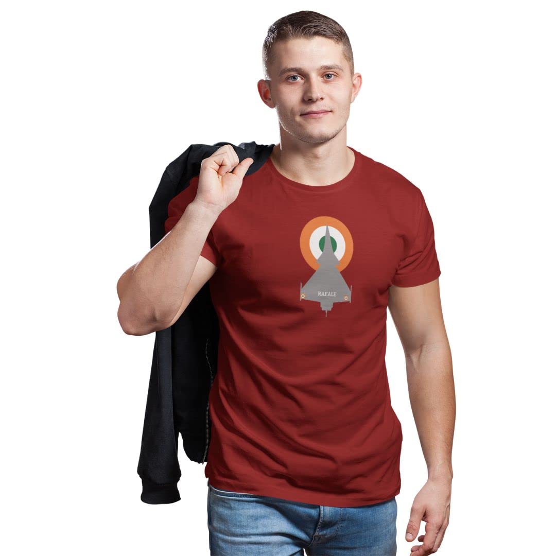 Rafale Fighter Plane Printed T-Shirts for Defence Lover
