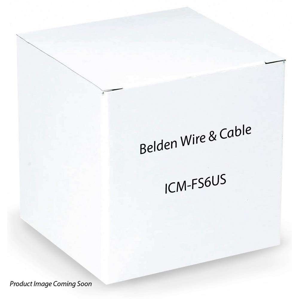 ICM BELDEN FS6US F Connector Nickel 6 Universal Splice(Bag 25)