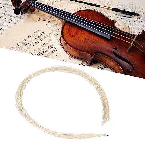 Crin de cheval archet violon blanc remplacement accessoires instruments - 3