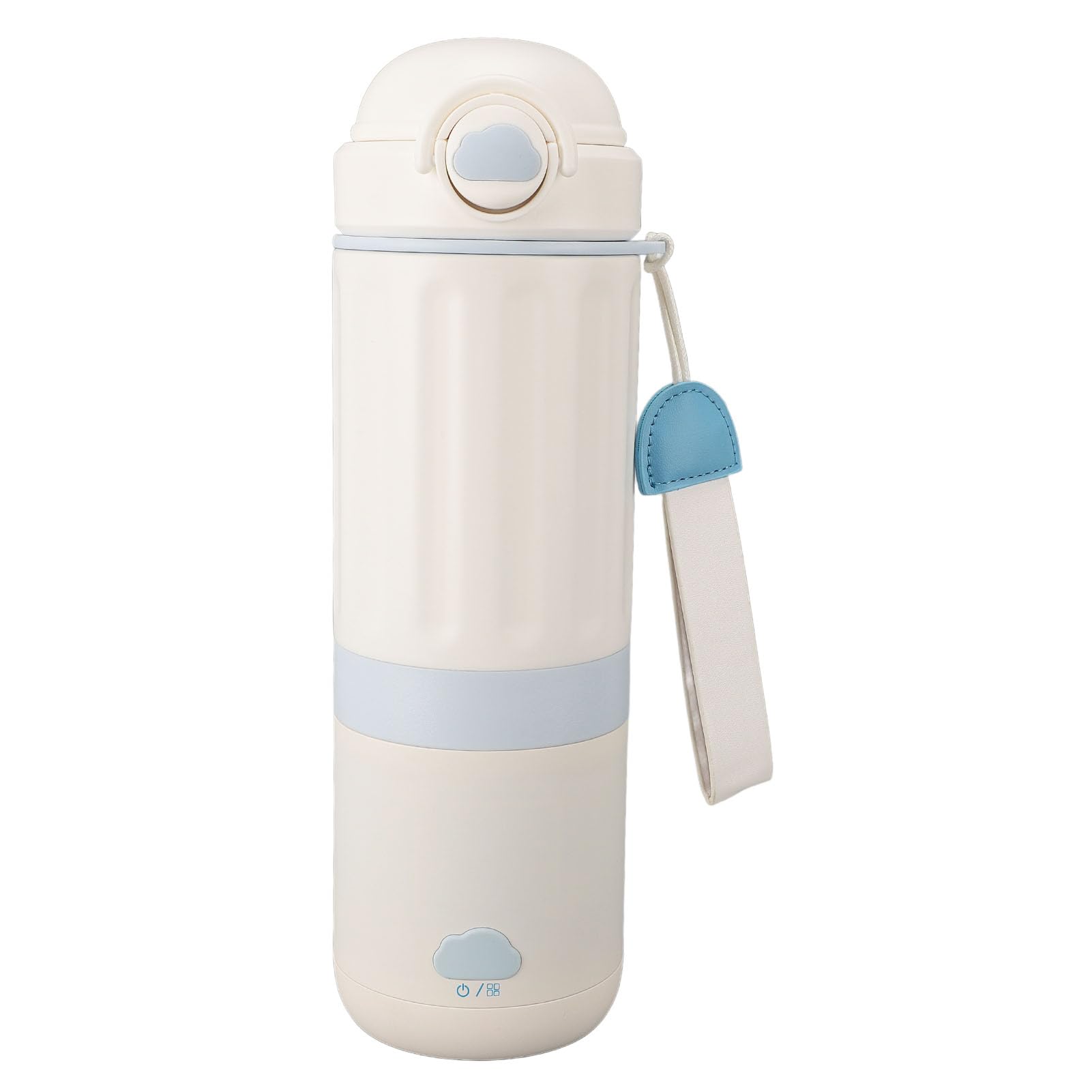Calientabiberones Portátil, Calienta Biberón De Viaje De Acero Inoxidable De Doble Capa De 500ml Hervidor Eléctrico De Viaje Inalámbrico Y Recargable Por USB Para Leche Materna