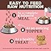 Primal Freeze Dried Raw Cat Food Nuggets Beef & Salmon, Complete & Balanced Meal or Topper, Premium, Healthy, Grain Free, High Protein Raw Cat Food with Probiotics (14 oz)