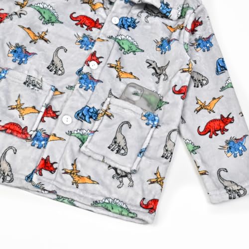 CHILDRENSTAR Girls Fleece Pajamas Pj Set Warm Winter Fall Sleepwear Soft Tops Pants4