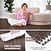 Yes4All EVA Interlocking Mats, Puzzle Floor Tiles, Foam Floor Padding with Border for Furniture, Home Space, Living Room, Garage 11,22,32 SQFT