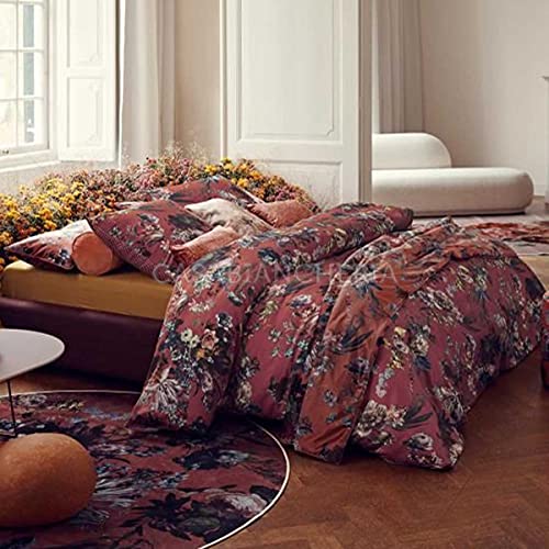 ESSENZA Home Completo Lenzuola copriletto Matrimoniale Isabel-Rosa