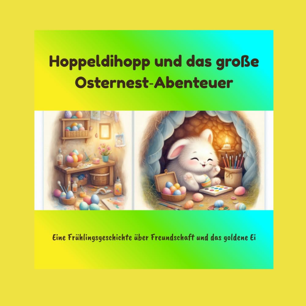 Hoppeldihopp und das große Osternest‑Abenteuer: Eine Geschichte über Mut, Freundschaft und ein magisches Ei