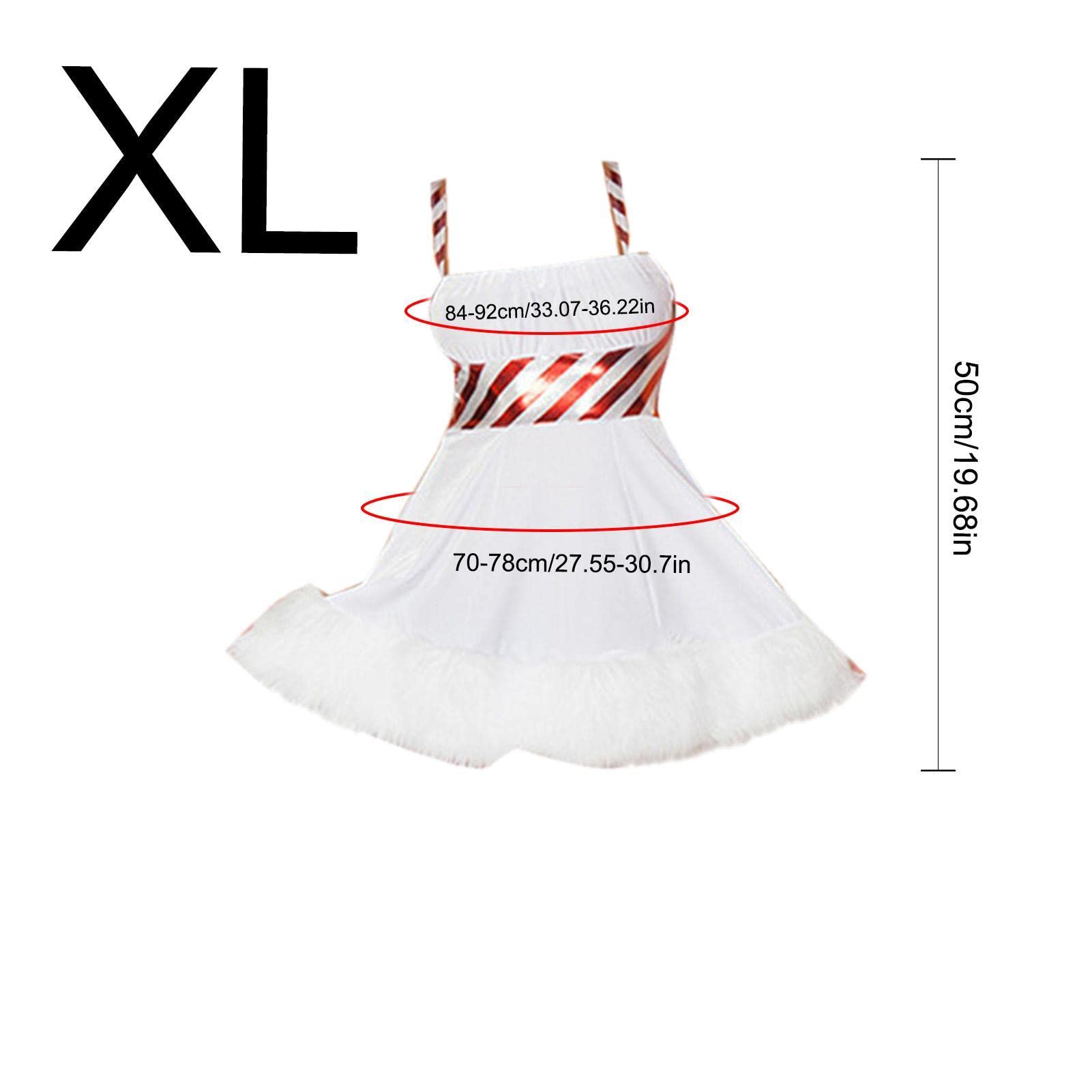 Amazon.co.jp: クリスマスの休日のコスプレドレス, 女性の白い ベット